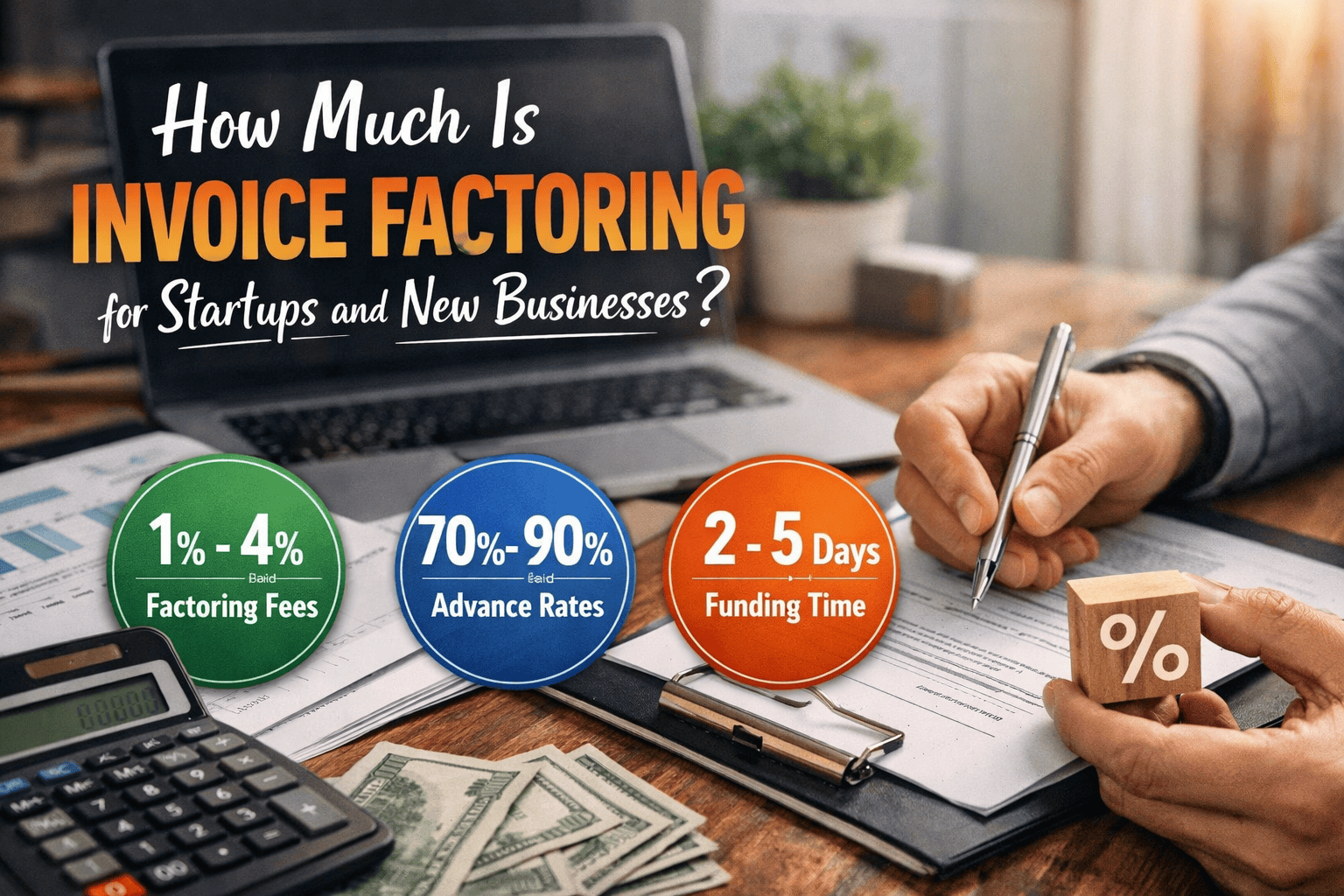 How Much Is Invoice Factoring for Startups and New Businesses